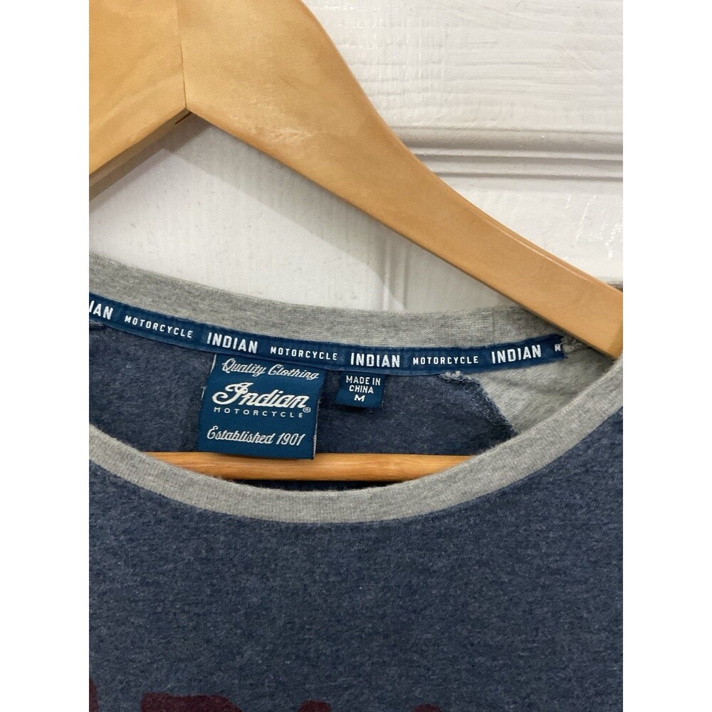Indian Motorcycle Long Sleeve Raglan Shirt - Picture 3 of 6